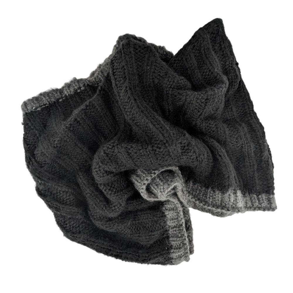 Free Press Black Soft Knit Infinity Scarf - Picture 9 of 9